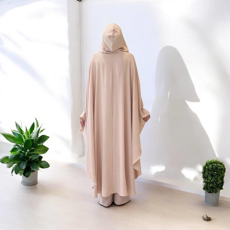 Tunik, Pantolon ve Abaya Üçlü Takım Taş 