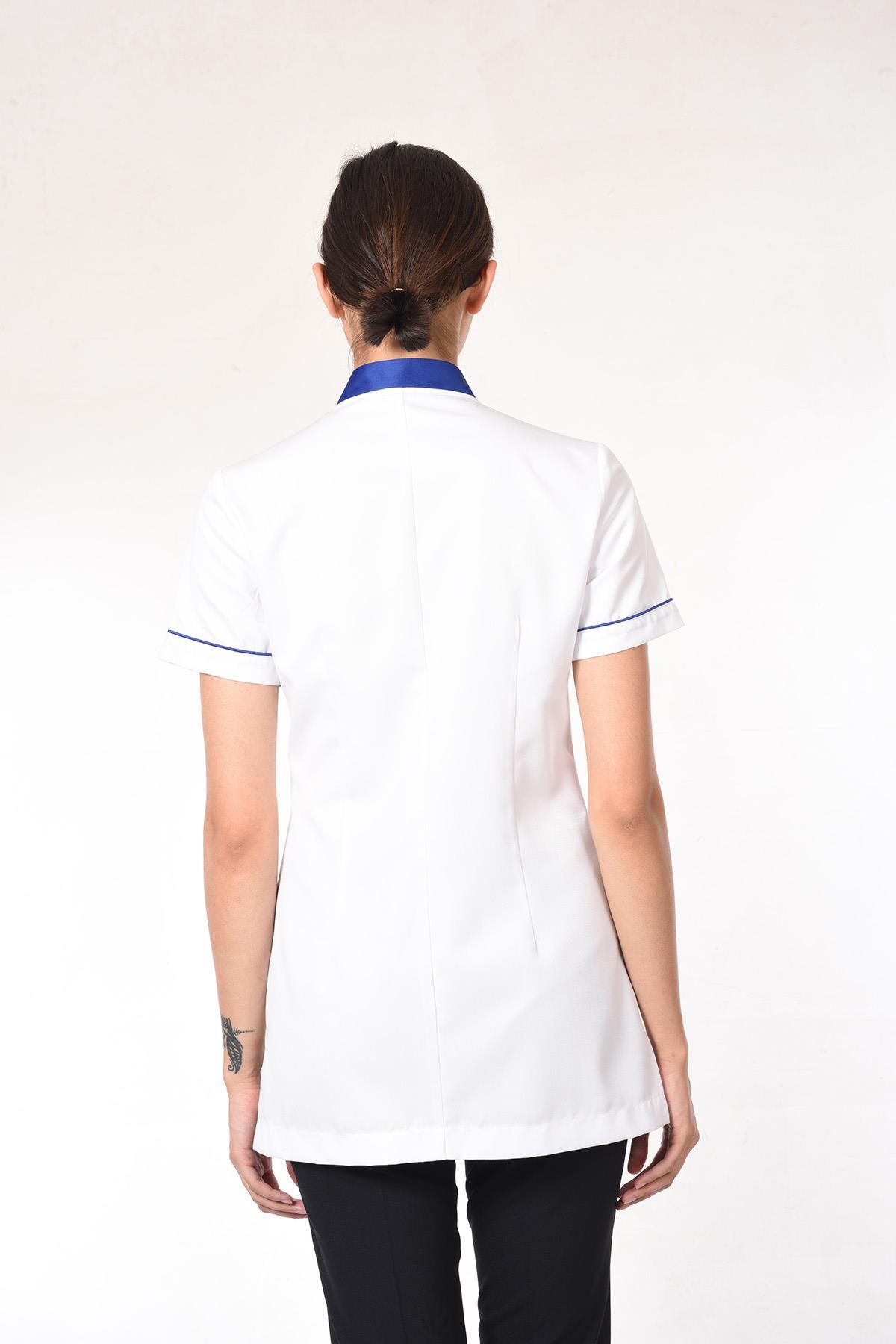 NEHİR DOKTOR ÖNLÜĞÜ ECZACI ÖNLÜĞÜ HEMŞİRE ÖNLÜĞÜ ESTETİSYEN ÖNLÜĞÜ KISA KOL KADIN ÖNLÜK