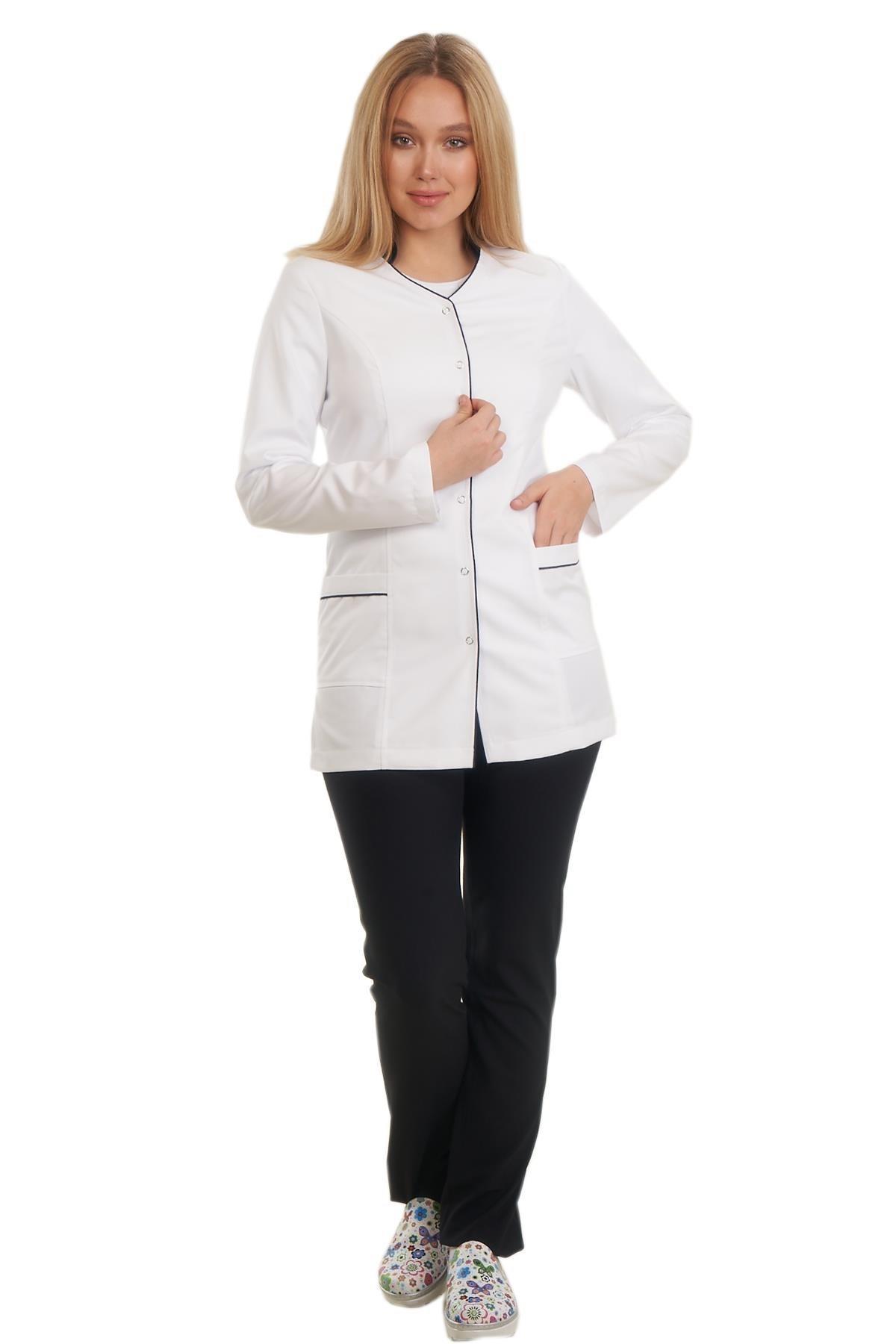 NEHİR DOKTOR ÖNLÜĞÜ ECZACI ÖNLÜĞÜ HEMŞİRE ÖNLÜĞÜ ESTETİSYEN ÖNLÜĞÜ KISA KOL KADIN ÖNLÜK