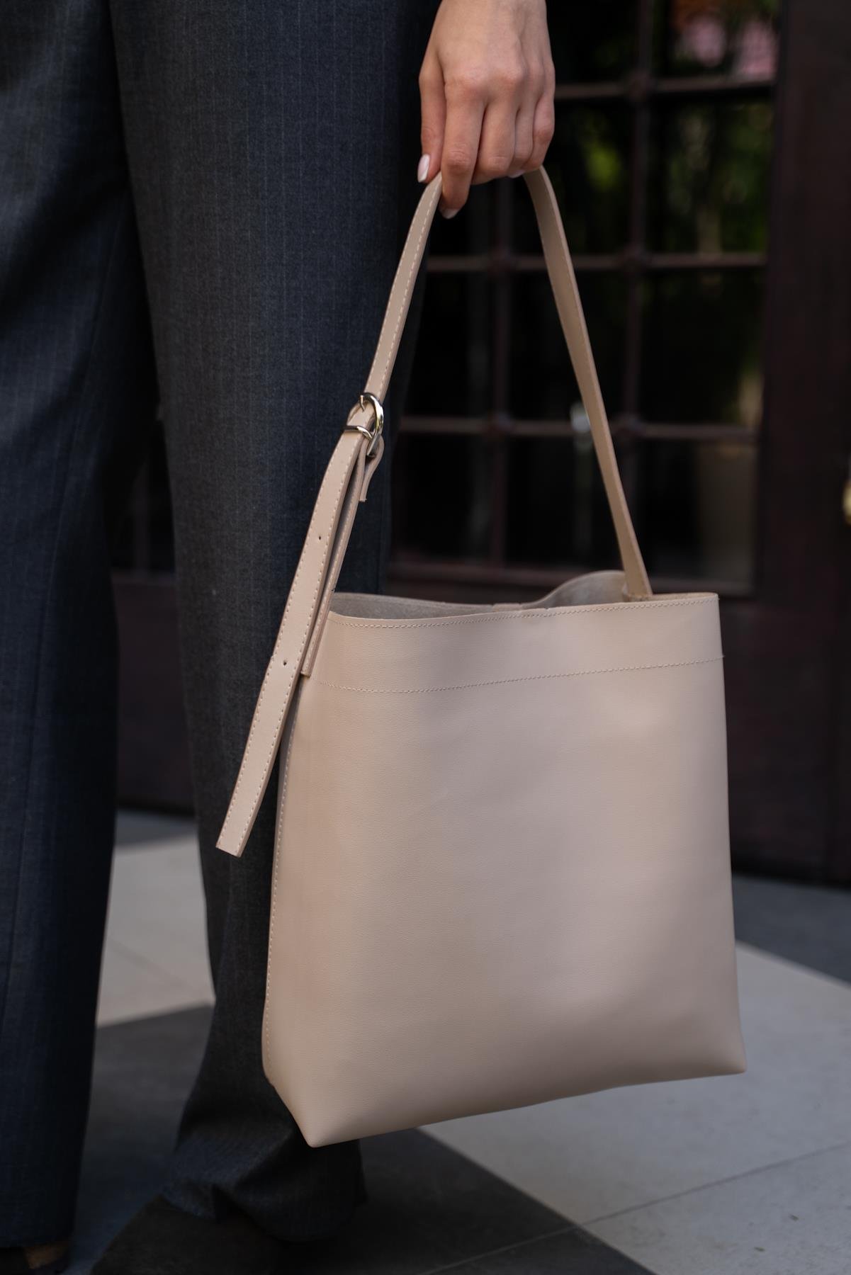 Vizon Kadın Kısa Saplı Shopper Çanta