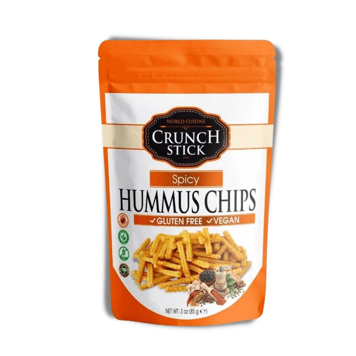 CRUNCH STICK Spicy Aromalı Nohut Cipsi 85 gr