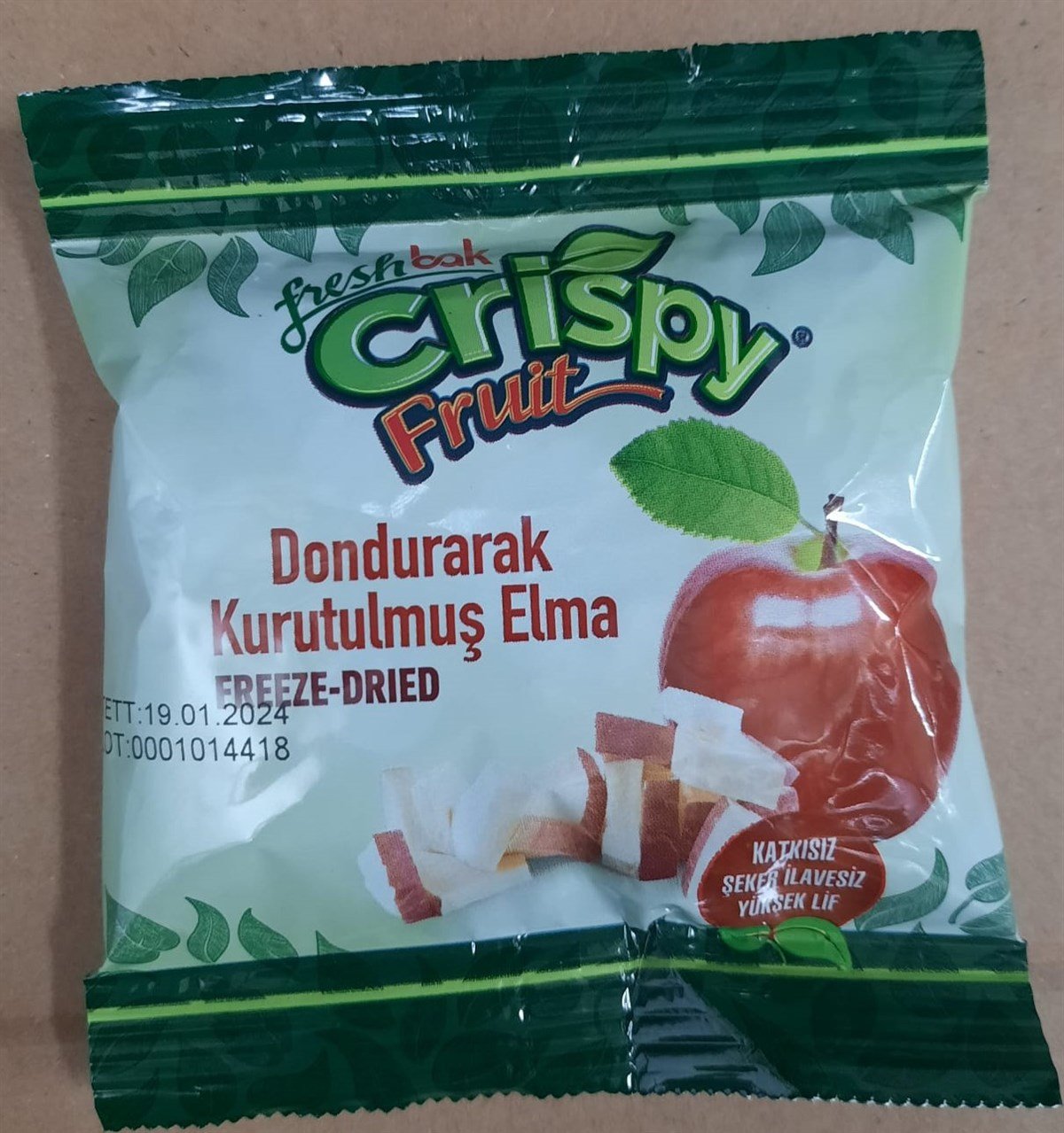 FRESHBAK Freeze-Dried Elma Küp 8 Gr