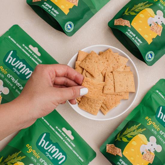 HUMM ORGANIC Peynirli Kinoalı Kraker 60 G