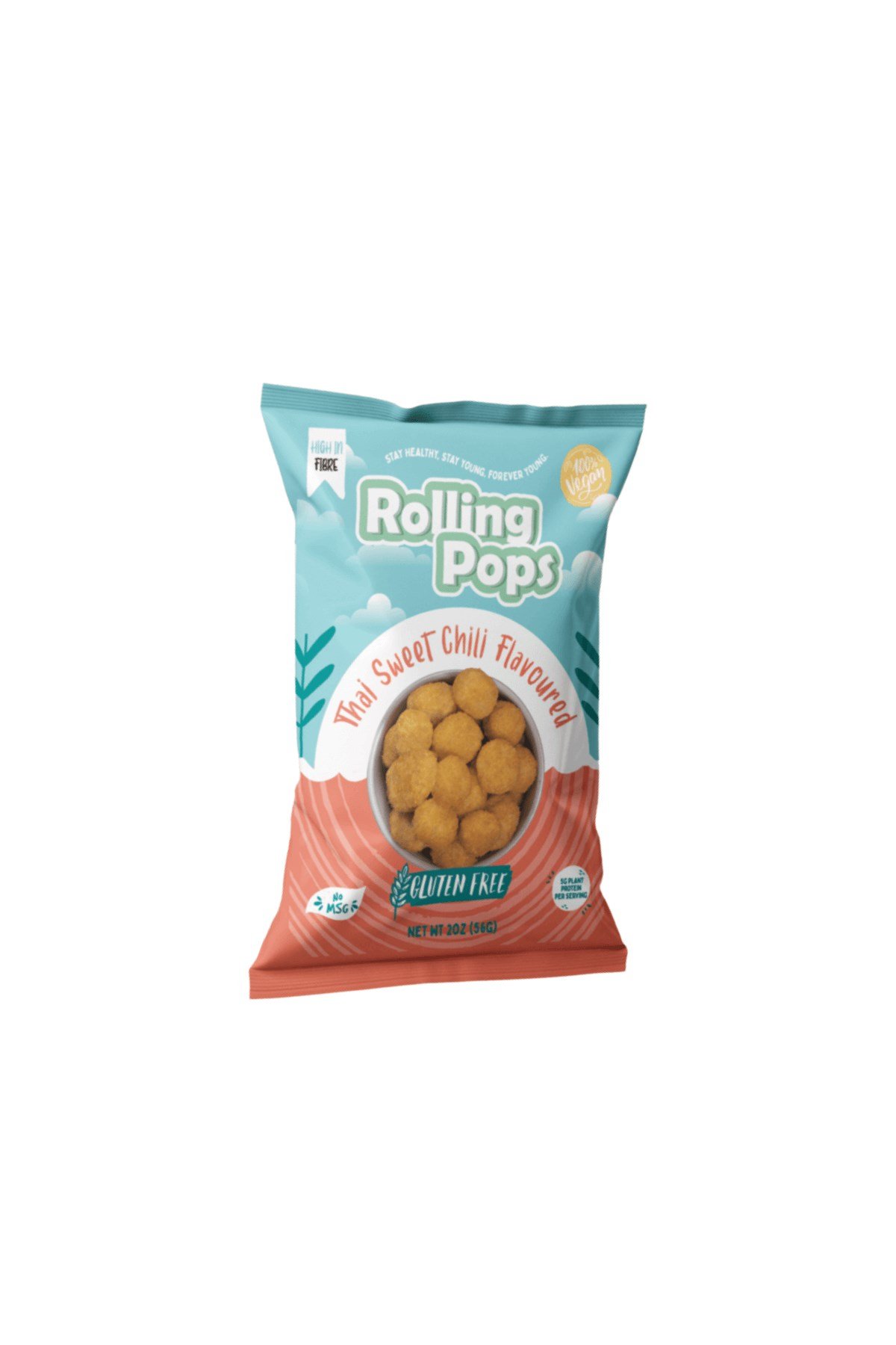 ROLLING POPS Thai Tatlı Acı Soslu Nohut Cipsi 56 g