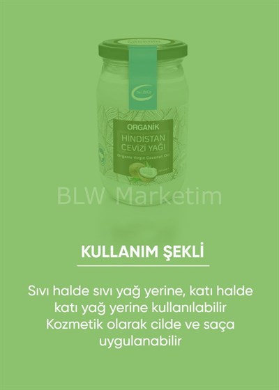 THE LIFECO ORGANİK HİNDİSTAN CEVİZİ YAĞI 337 ML