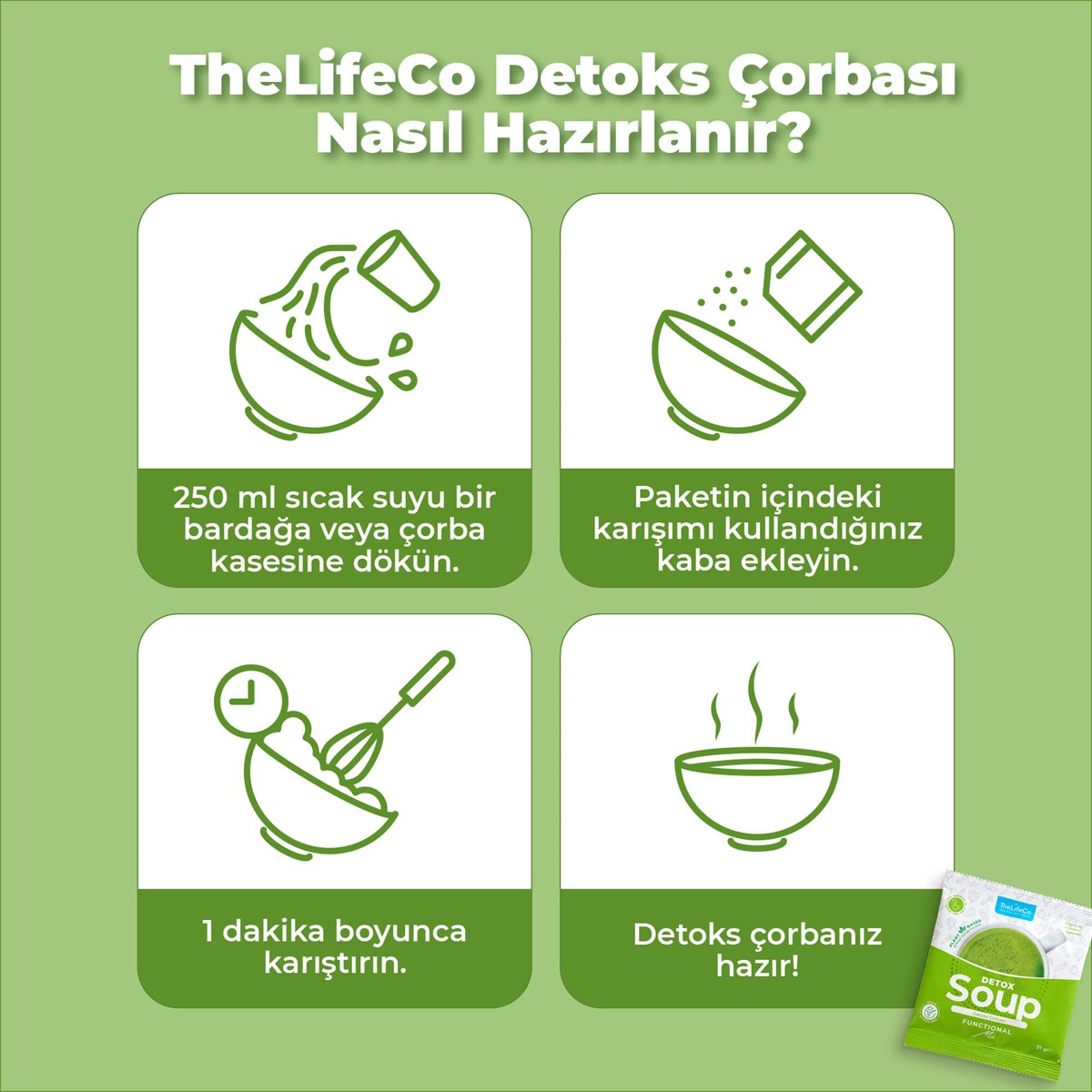 TheLifeCo Detox Çorbası 21 gr