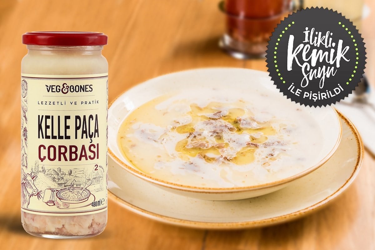 VEG&BONES Kelle Paça Çorbası 480 Ml