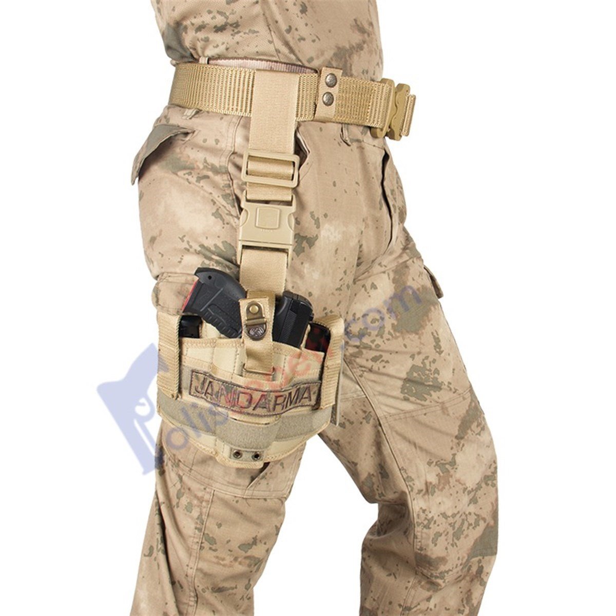 Airsoft Silah Bacak Kılıfı Universal Tüm Tabancalar İçin Çöl Rengi