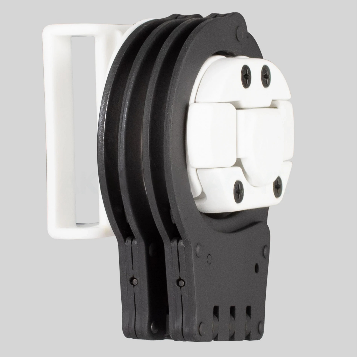 Akar Polimer Kilitli Kelepçe Kılıfı-Beyaz