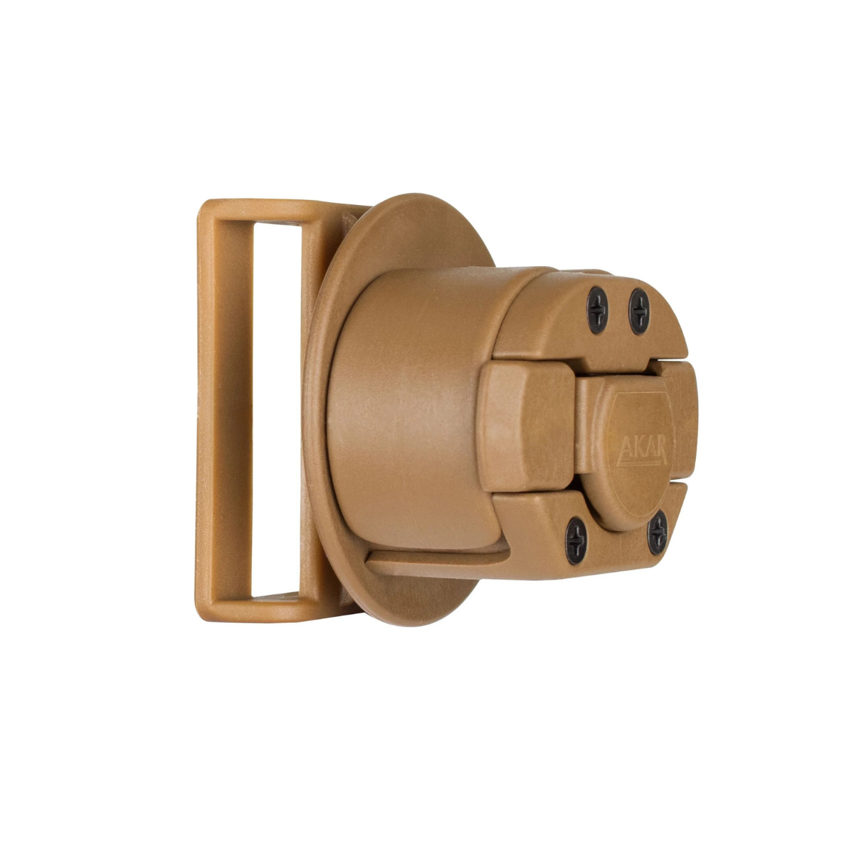 Akar Polimer Kilitli Kelepçe Kılıfı-Çakal Kahve