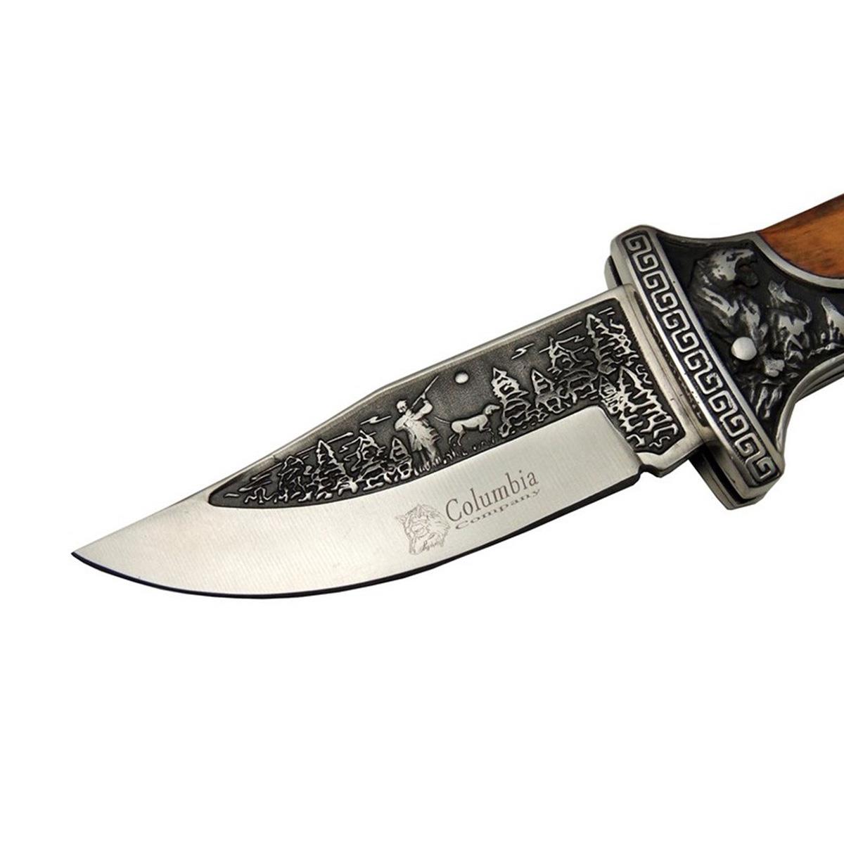 Baba Çakı Geyik Desen 23cm