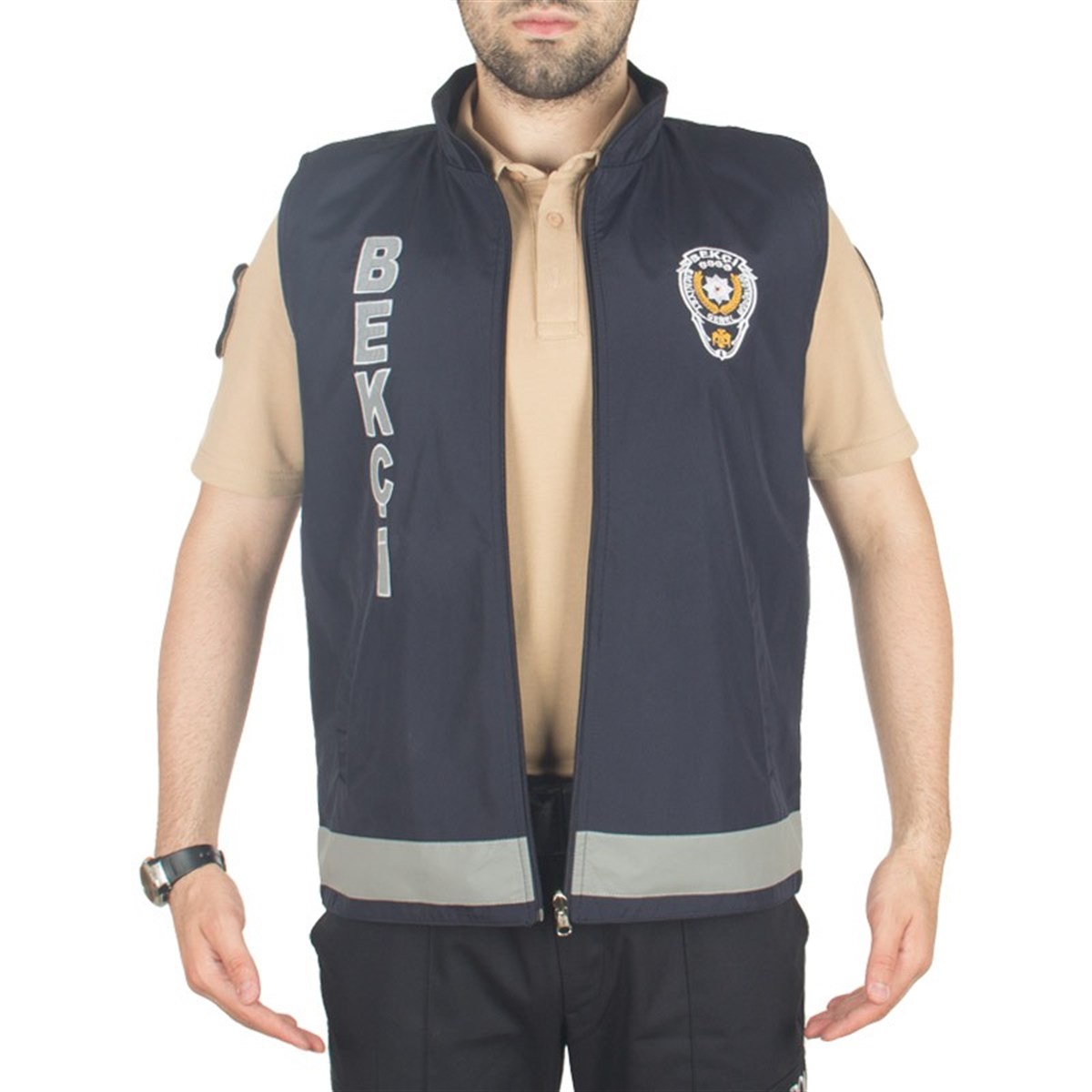 Bekçi Asayiş Görev Yeleği Çift Taraflı Yelek