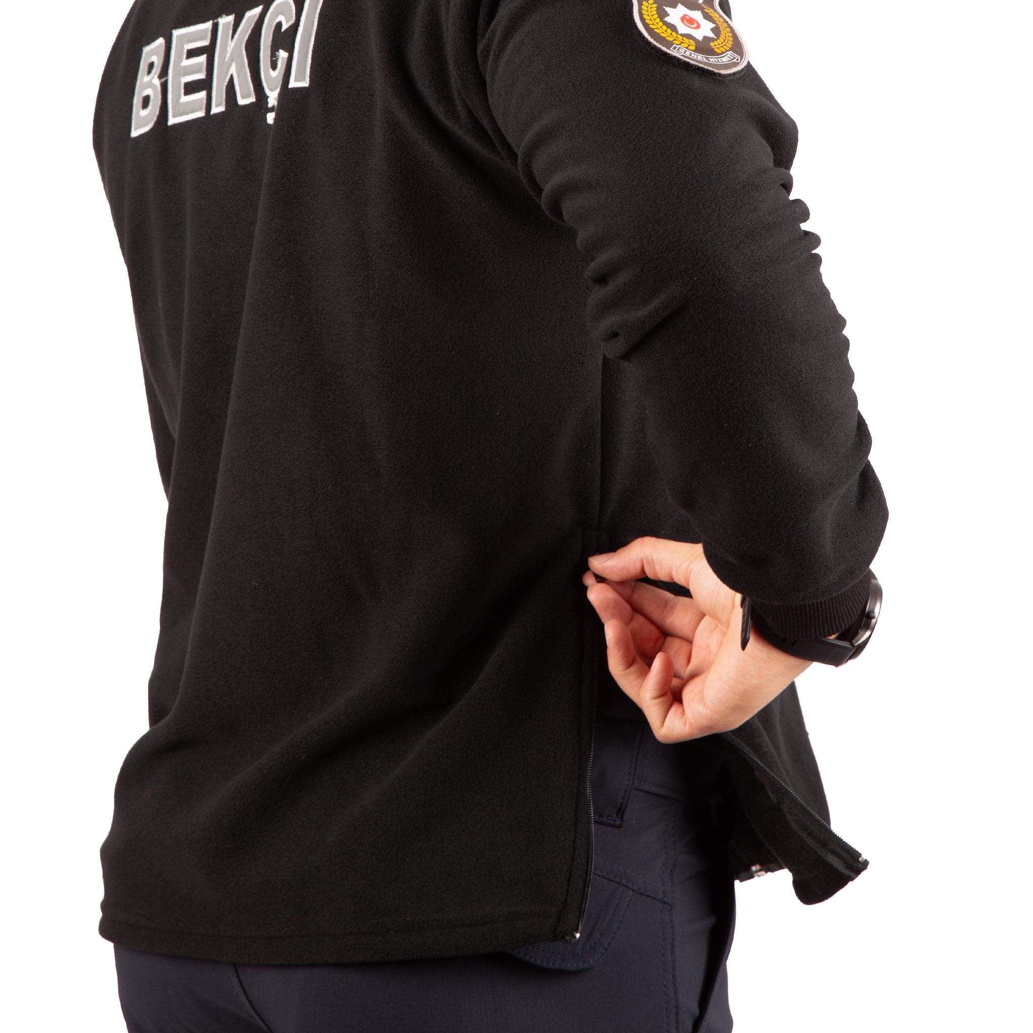 Bekçi Polar Mont Siyah