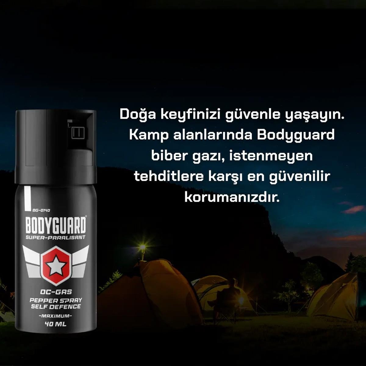 Bodyguard Biber Gazı 40ml 3 Adet Orijinal