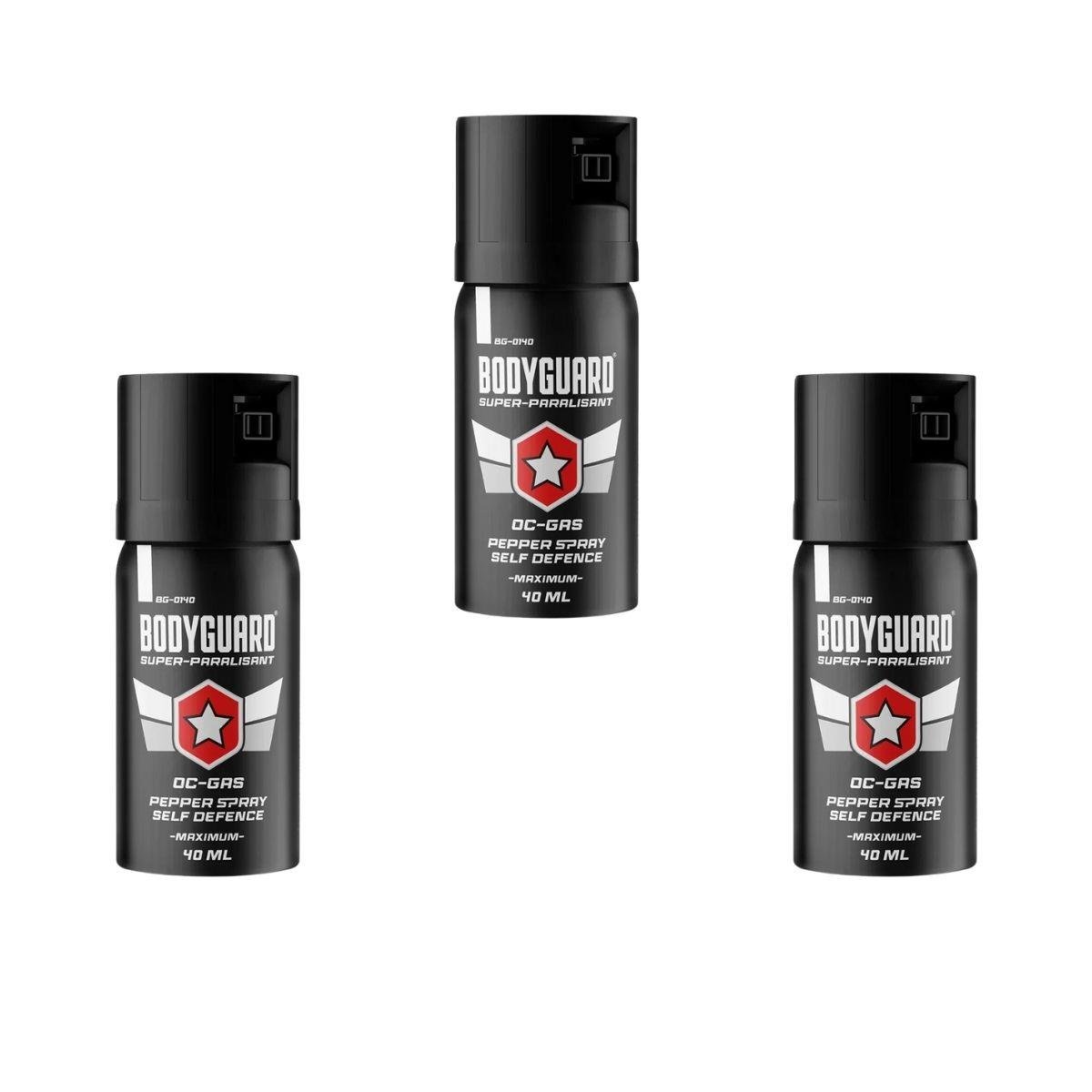 Bodyguard Biber Gazı 40ml 3 Adet Orijinal