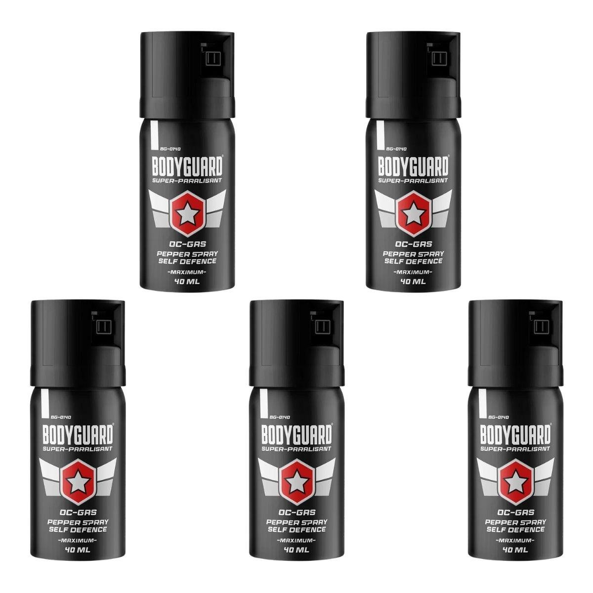 Bodyguard Biber Gazı 40ml 5 Adet Orijinal