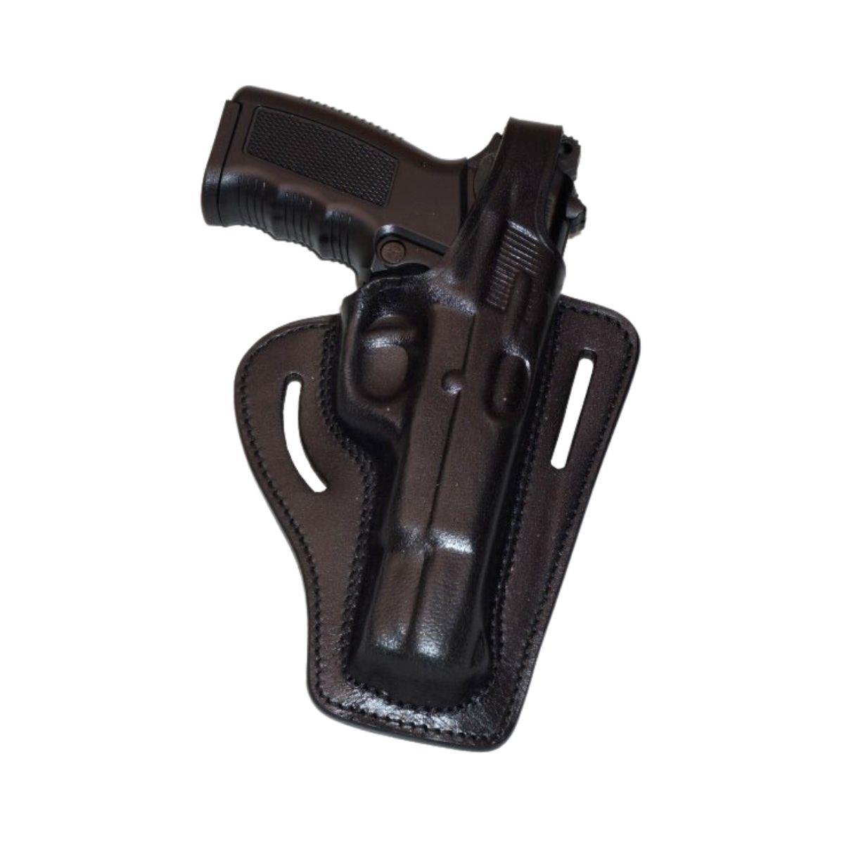 Browning 14 lü Deri Tabanca Kılıfı Siyah Baskılı Kapalı