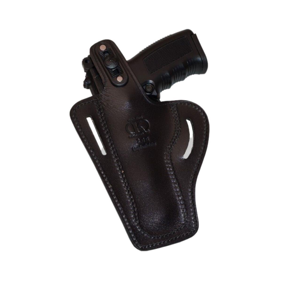 Browning 14 lü Deri Tabanca Kılıfı Siyah Baskılı Kapalı