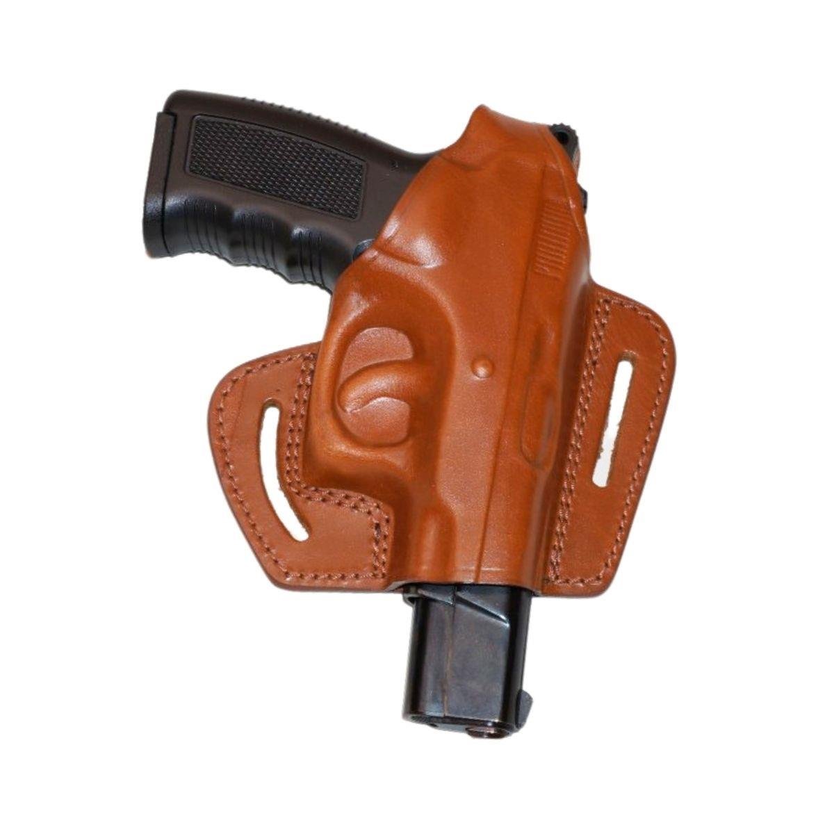 Browning 14 lü Deri Tabanca Kılıfı Taba Baskılı Açık