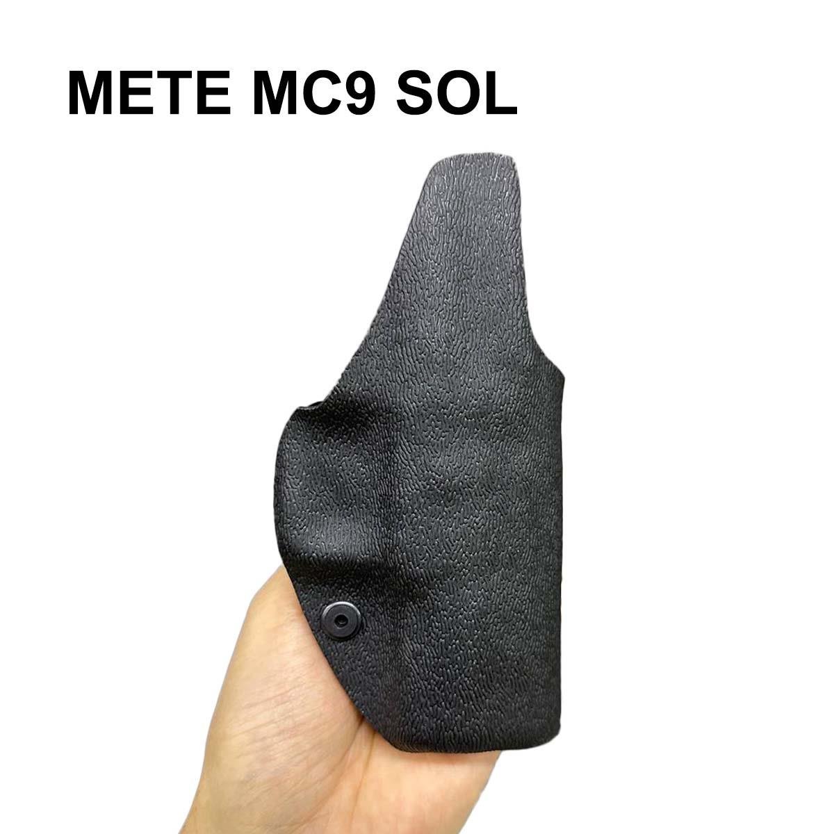 Canik55 TP9 METE MC9 Kydex Tabanca Kılıfı Mat Görünümlü İç Taşıma Kadifeli Sol El