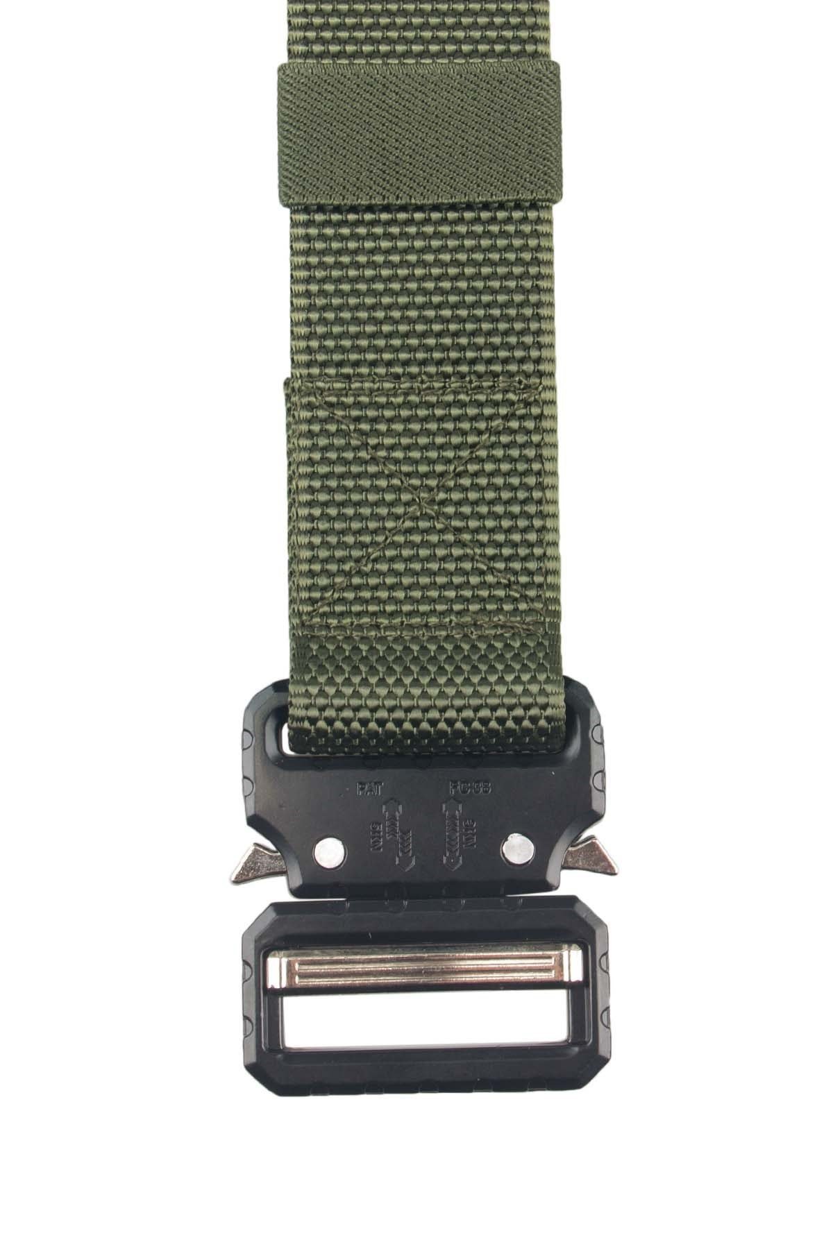 Çelik Tokalı Taktik Kemer Haki