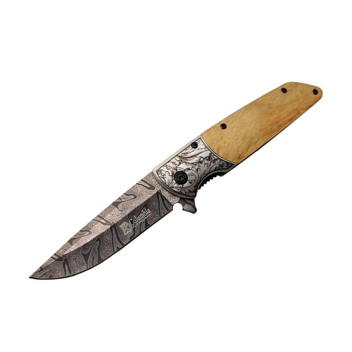 Columbia Ahşap Kahve Çakı 21cm