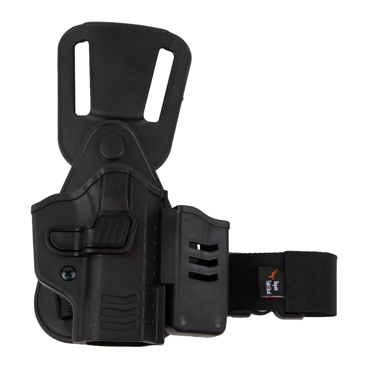 Comfort-Tac CZ 75B Alçak Taşıma Tabanca Kılıfı Önü Şarjörlüklü Siyah