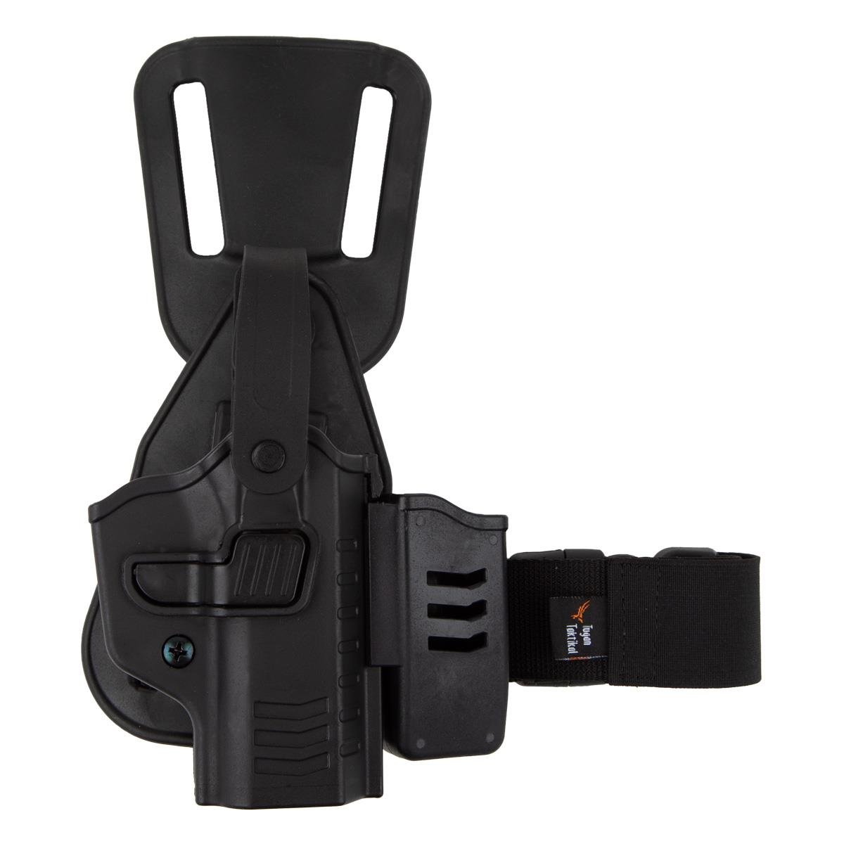 Comfort-Tac CZ 75B Alçak Taşıma Tabanca Kılıfı Seviye 2 Önü Şarjörlüklü Siyah