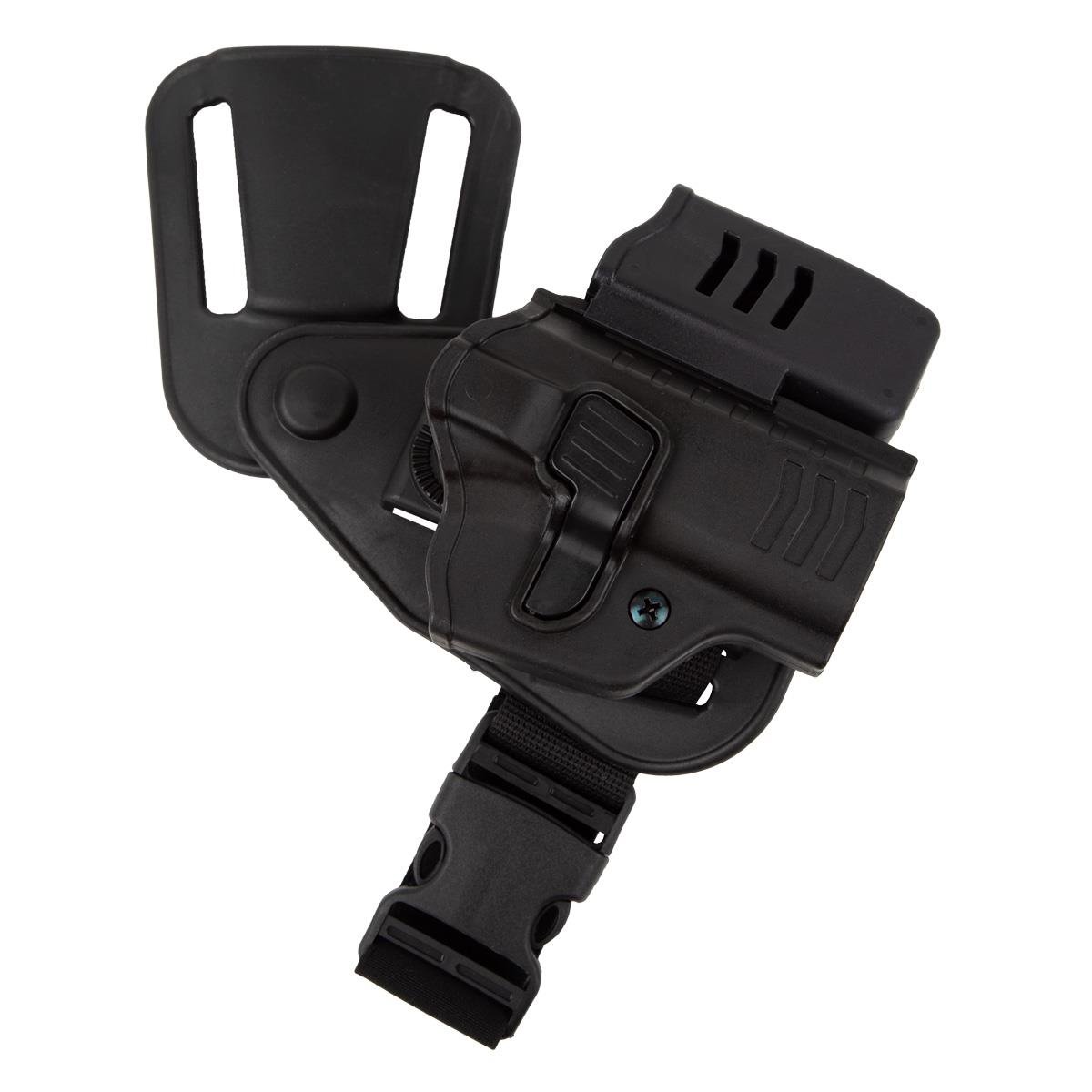 Comfort-Tac Sarsılmaz K2 (9mm) Alçak Taşıma Tabanca Kılıfı Önü Şarjörlüklü Siyah