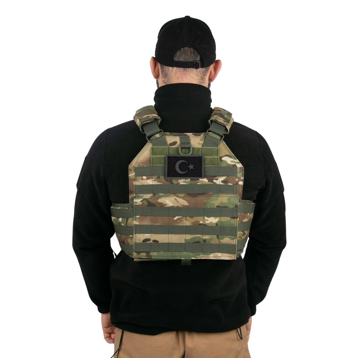 Cordura Hücum Yeleği Multicam Kamuflaj