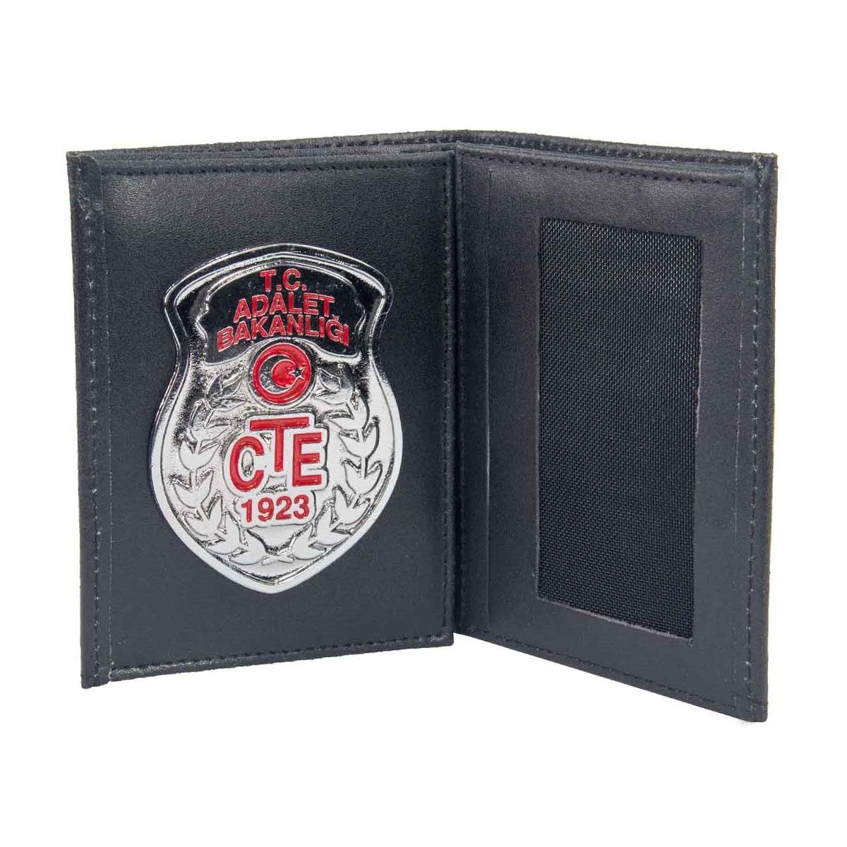 CTE Adalet Bakanlığı Gümüş Rozetli Cüzdan