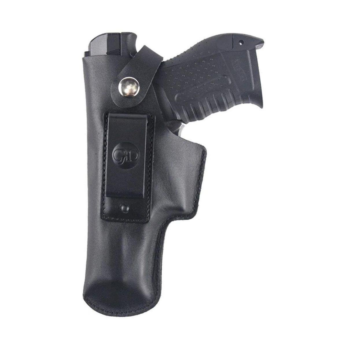 CZ 75B Deri Tabanca İç Kılıfı Yumuşak Deri Siyah Sol El