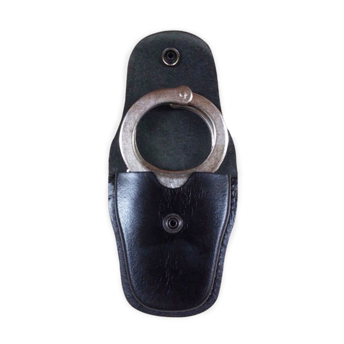 Deri Kapalı Metal Kelepçe Kılıfı