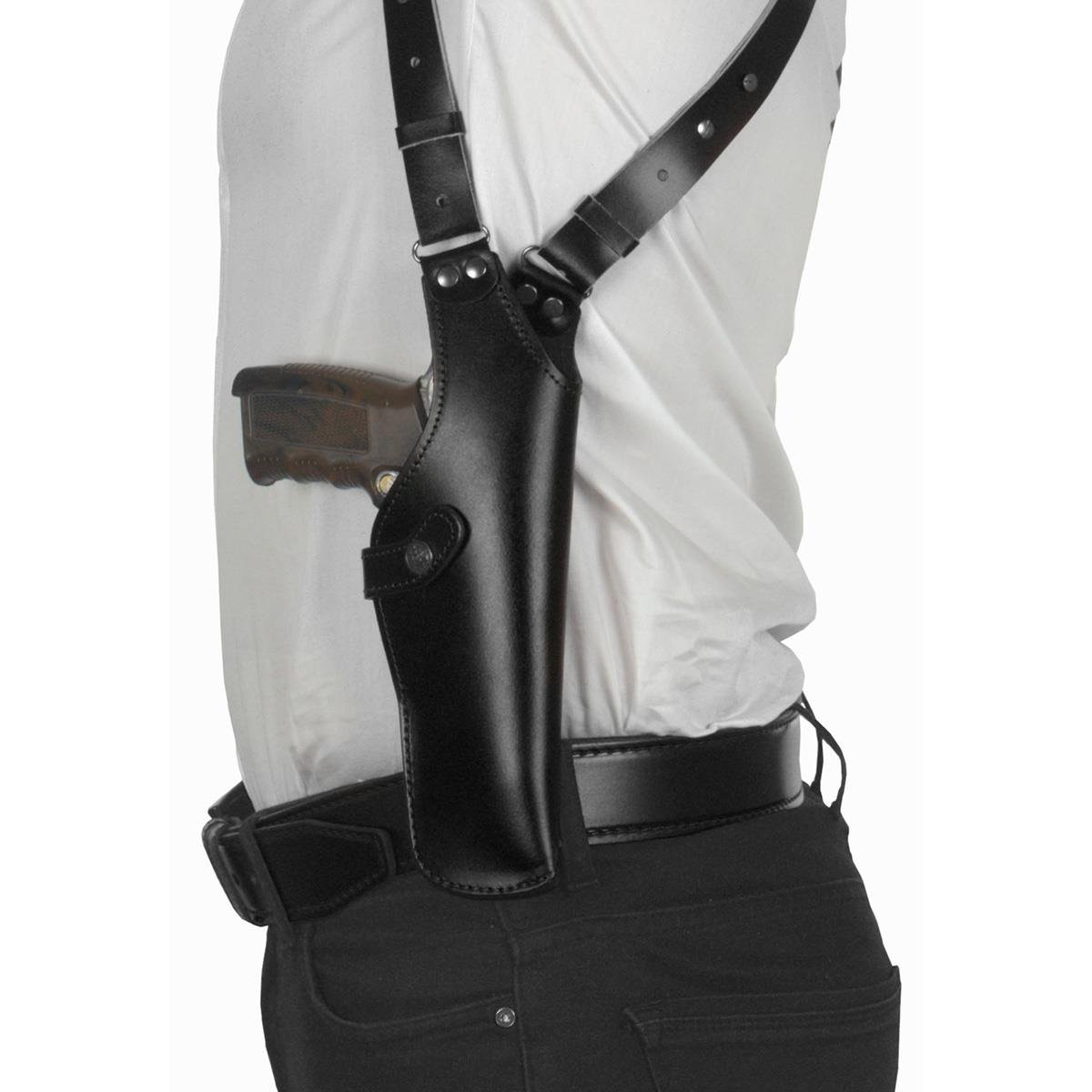 Dik Deri Koltuk Altı Tabanca Kılıfı-Universal