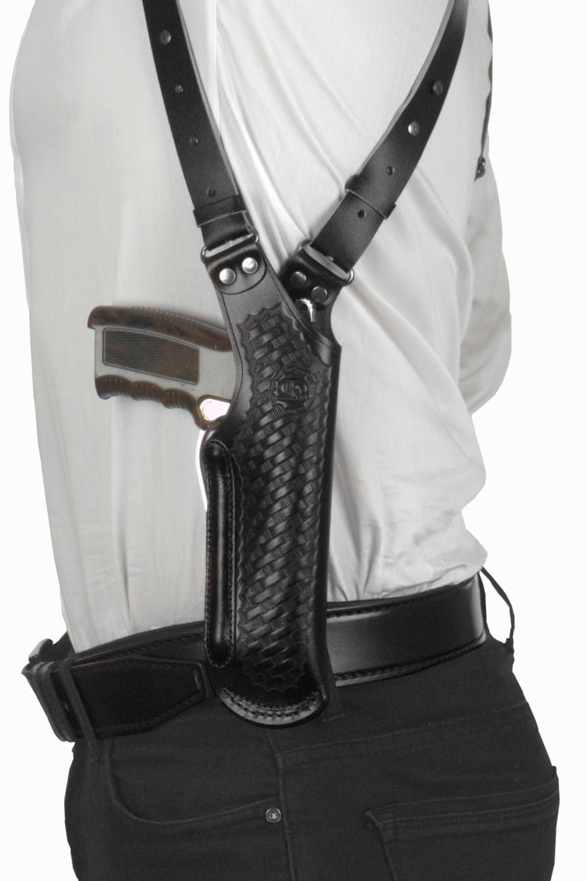 DİK DESENLİ DERİ KOLTUK ALTI KILIFI SİYAH - UNİVERSAL