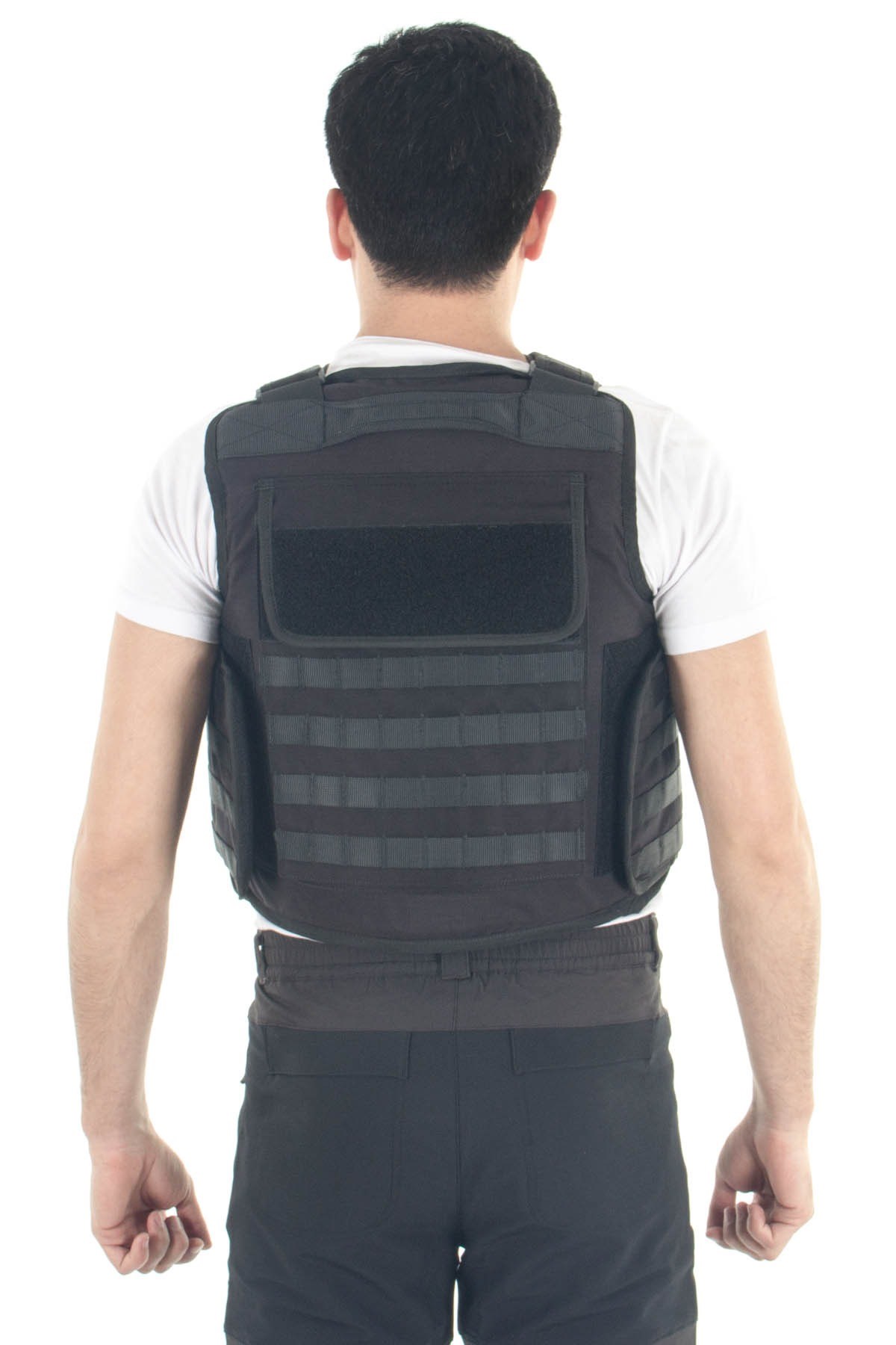 Dış Çelik Yelek-Seviye 3A Görev Yeleği Siyah