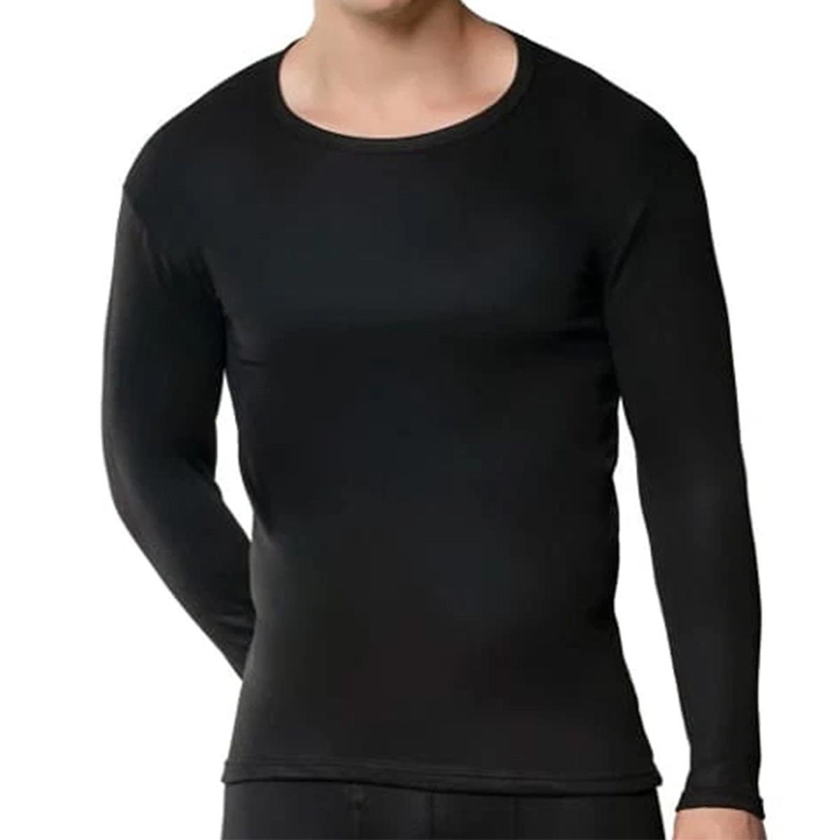 Erkek Termal Üst İçlik Siyah