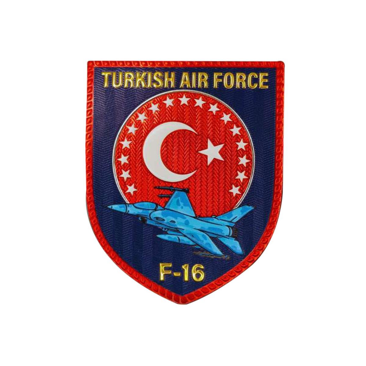 F-16 Turkish Air Force Patch 3D