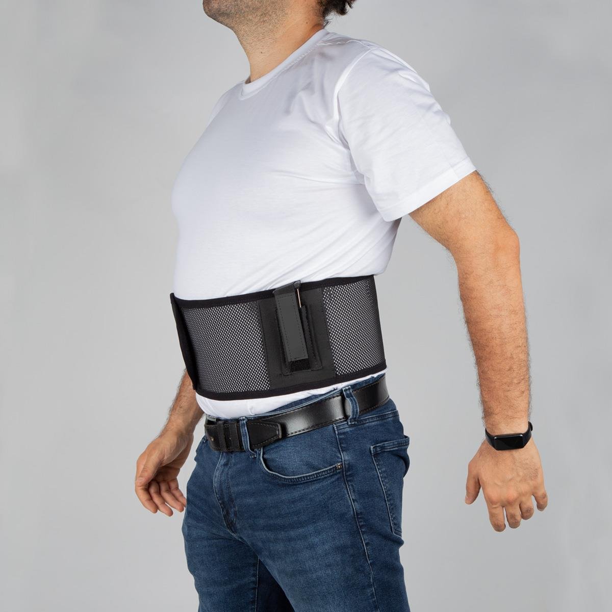 Fileli Korse Tabanca Kılıfı Siyah