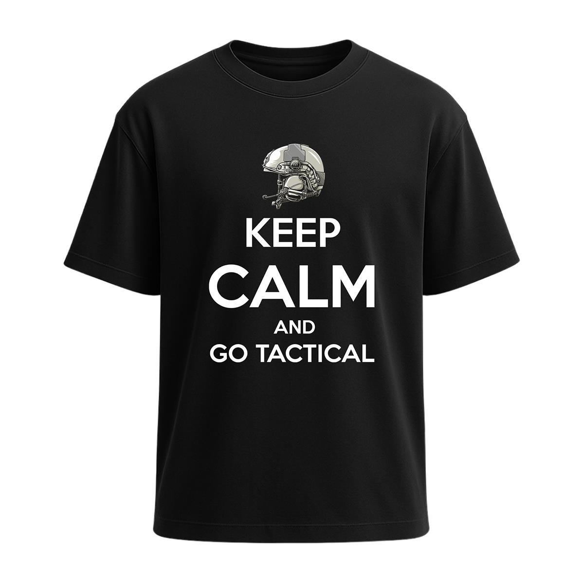 Go Tactical Baskılı Tişört Siyah