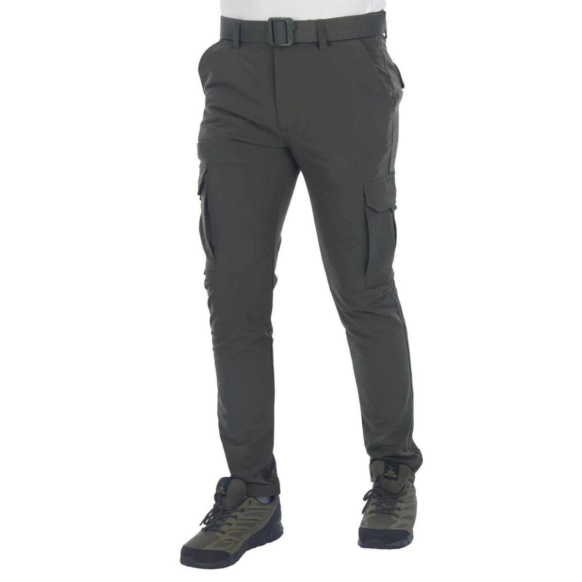 Haki Trekking Kargo Cepli Pantolon