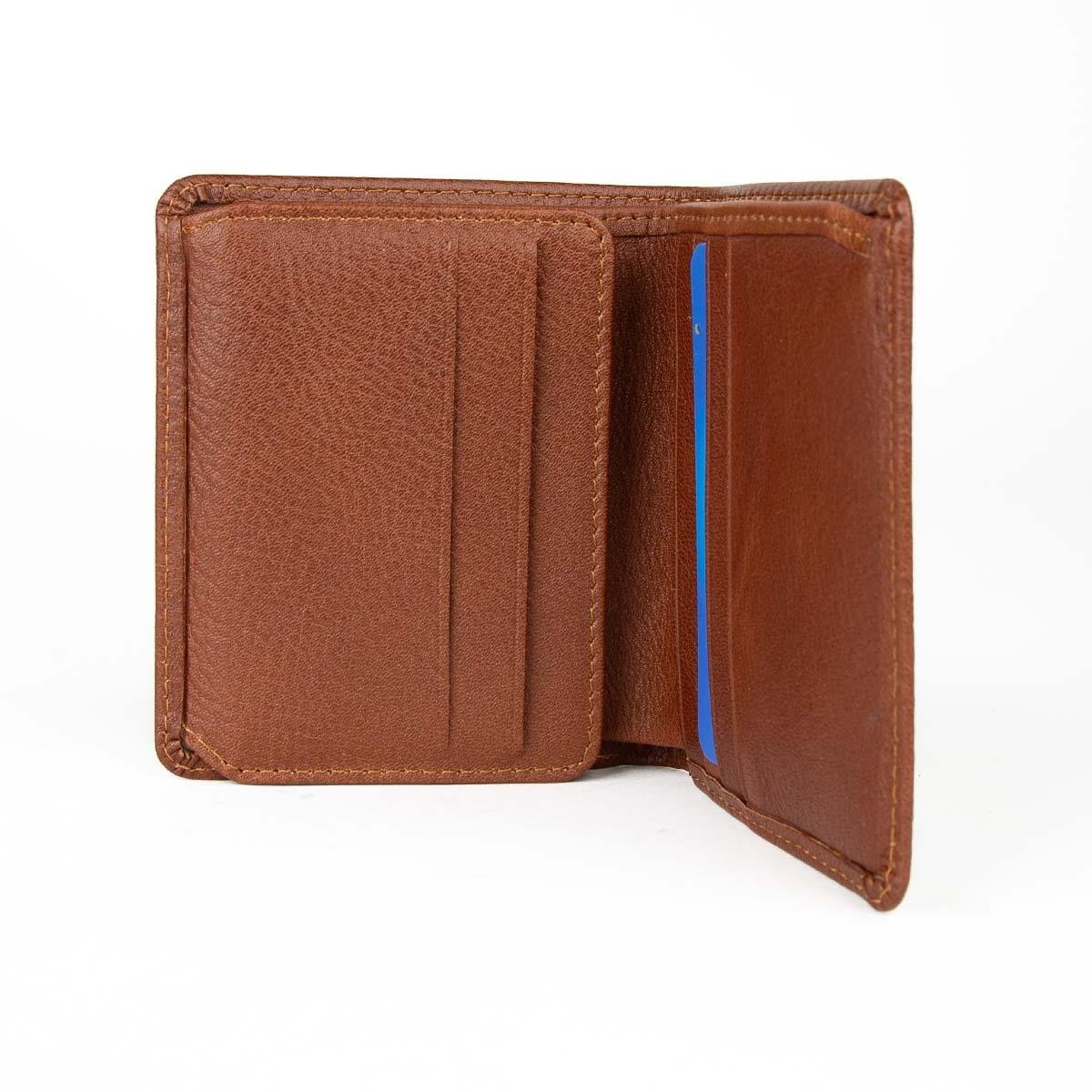 Hakiki Deri Klasik Model Erkek Cüzdanı Taba