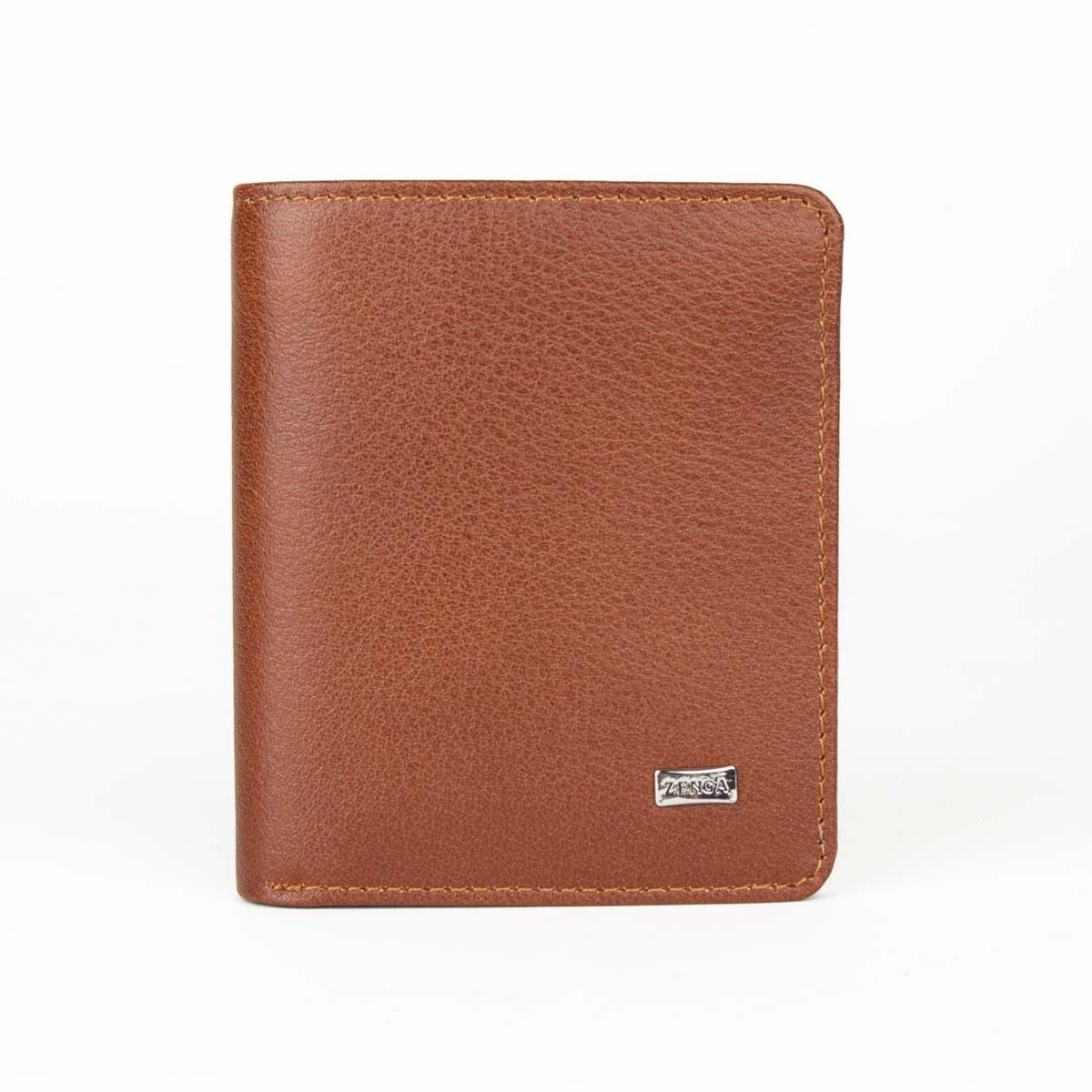 Hakiki Deri Klasik Model Erkek Cüzdanı Taba