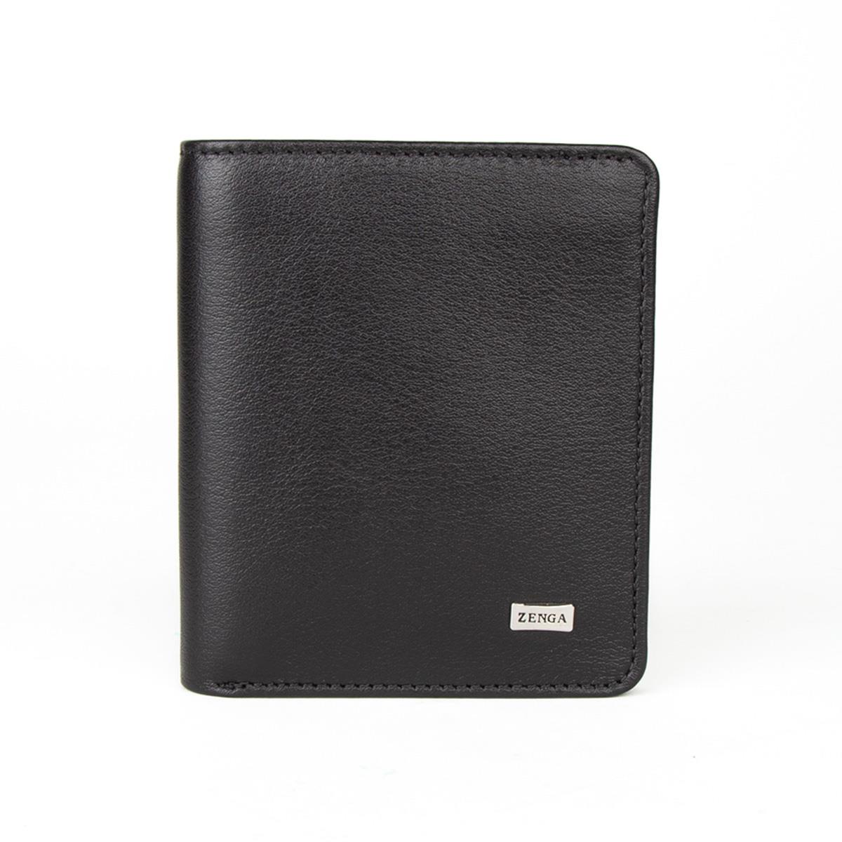 Hakiki Deri Klasik Model Mini Rozetli Jandarma Genel Komutanlığı Cüzdanı Siyah