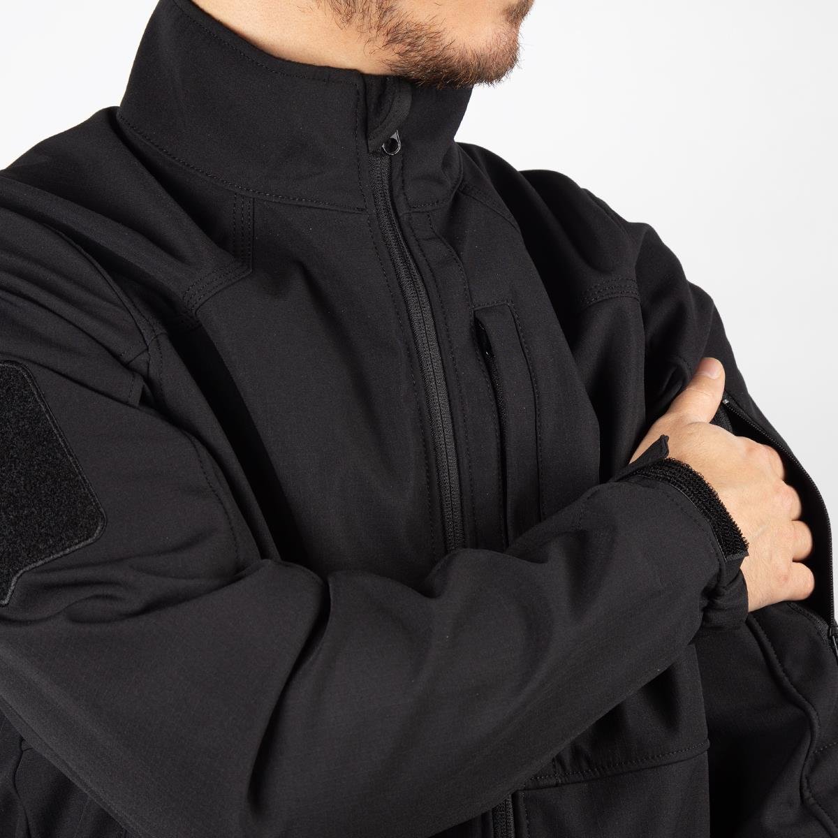 Hovergym Defender Softshell Taktik Mont Siyah