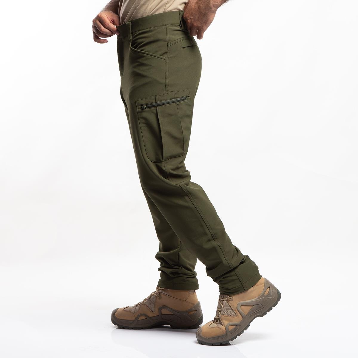 Hovergym Flexible Taktik Pantolon Haki