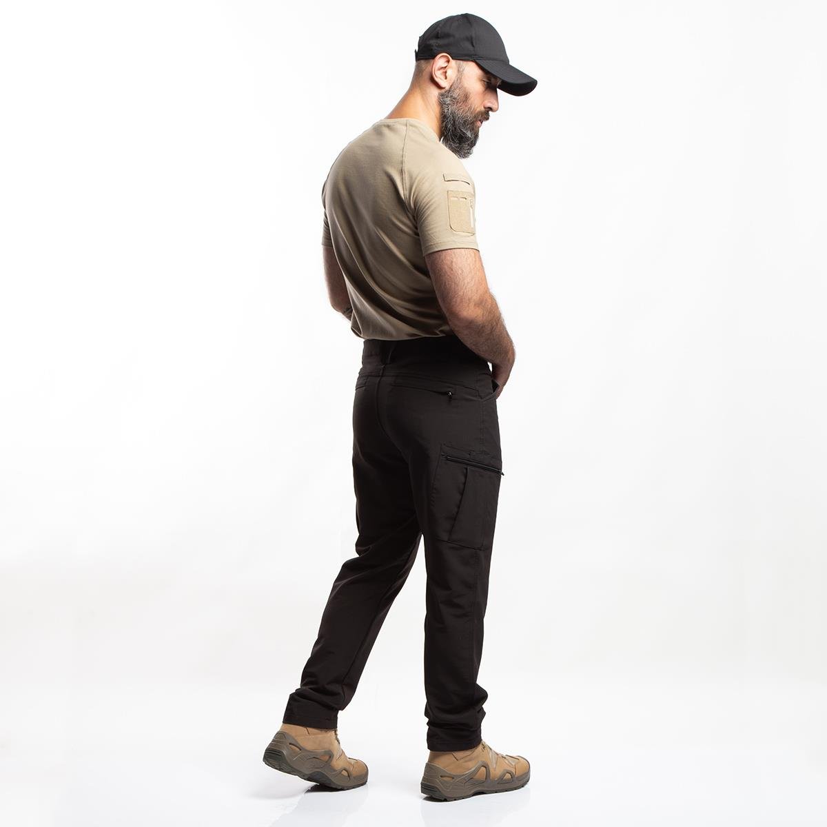 Hovergym Flexible Taktik Pantolon Siyah 