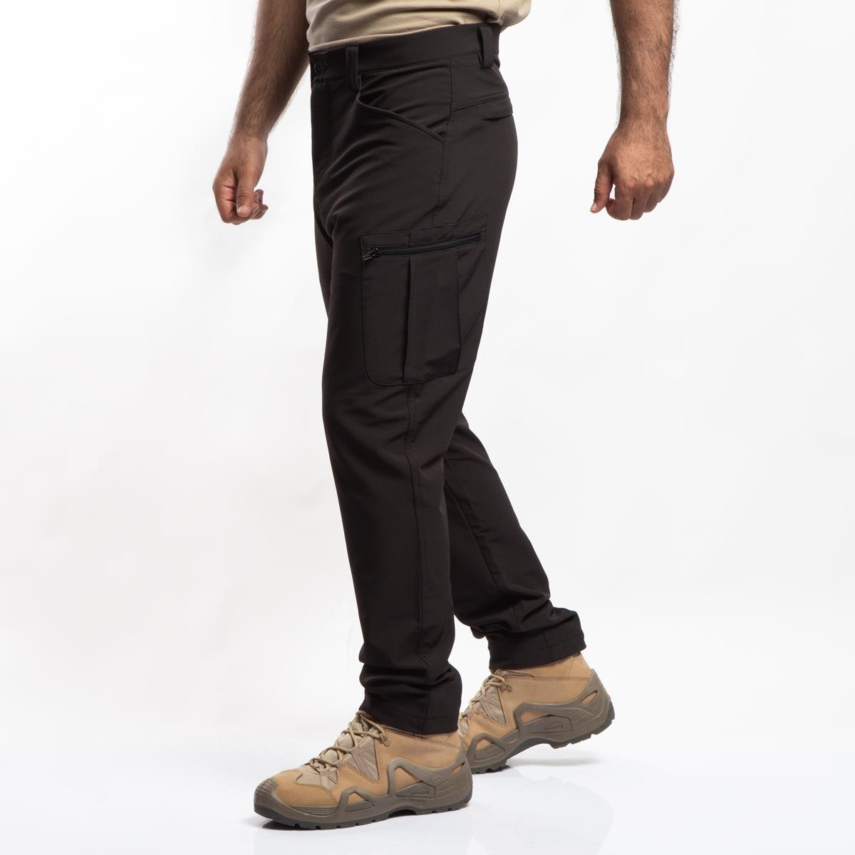 Hovergym Flexible Taktik Pantolon Siyah 