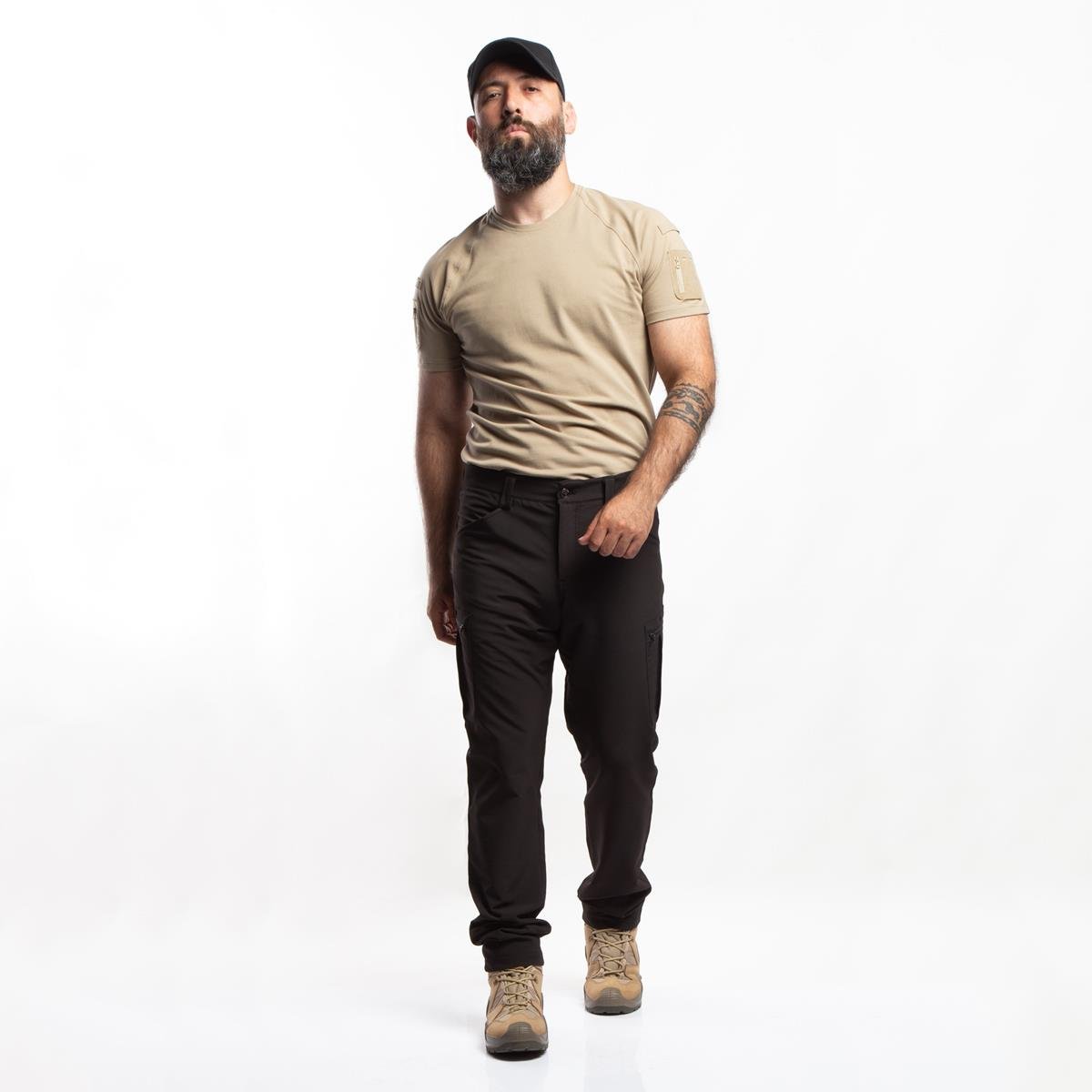 Hovergym Flexible Taktik Pantolon Siyah 