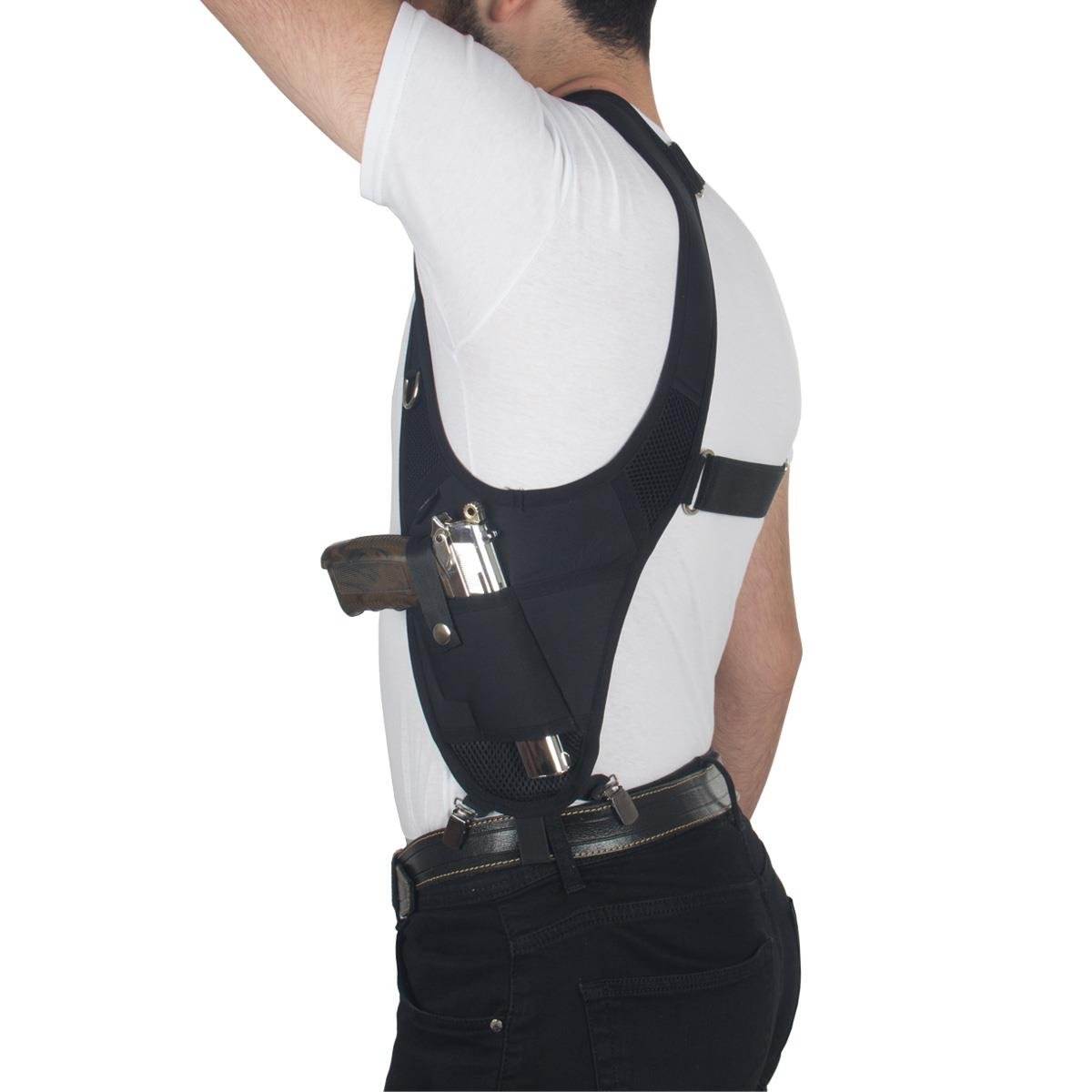 Hovergym Neopren Koltuk Altı Tabanca Kılıfı Siyah